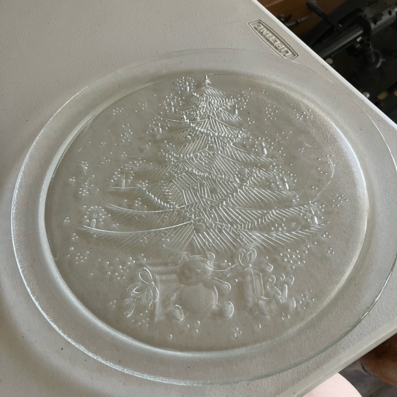 Christmas glass platter - Picture 2 of 4